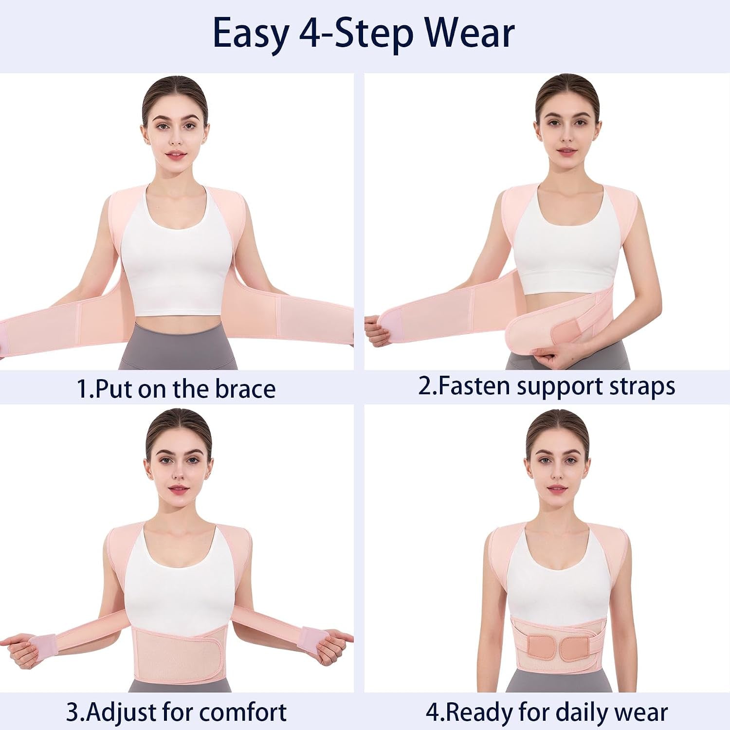 Posture Corrector for Women Men Back Shoulder Support Back Brace