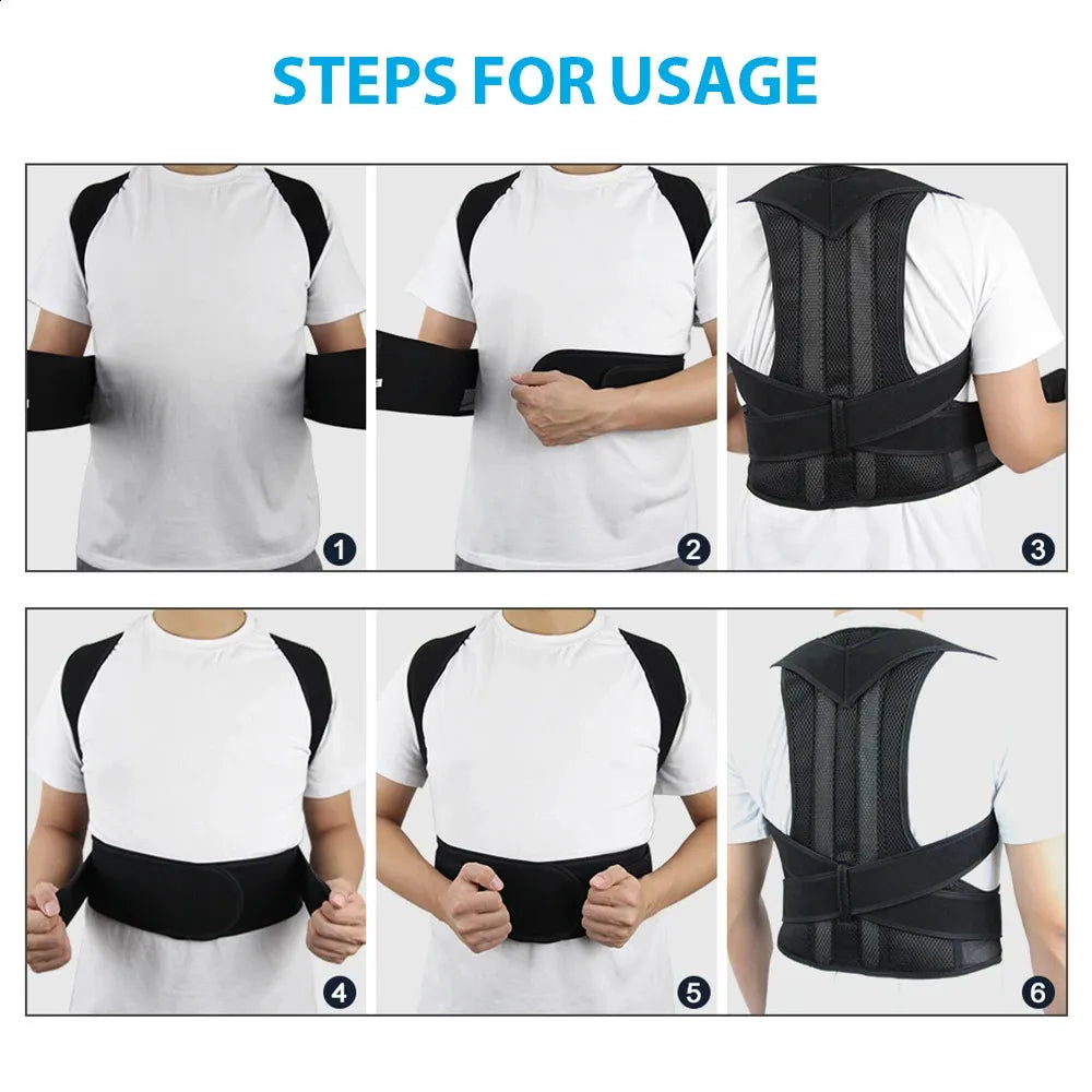 Adjustable Scoliosis Posture Corrector Corset Back Brace Lumbar Support Straight Corrector De Espalda Belt Corrector De Postura 260309