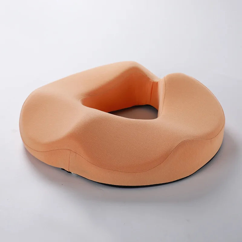 Memory Foam Hemorrhoid Cushion for Office Breathable Seat Cushion for Sitting Thick Protective Coccyx Cushion for Hip Lifting