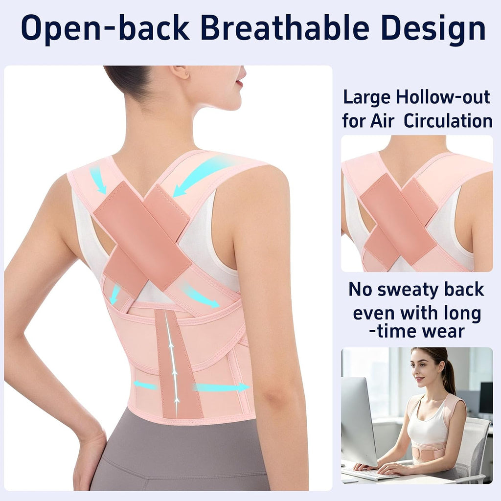 Posture Corrector for Women Men Back Shoulder Support Back Brace