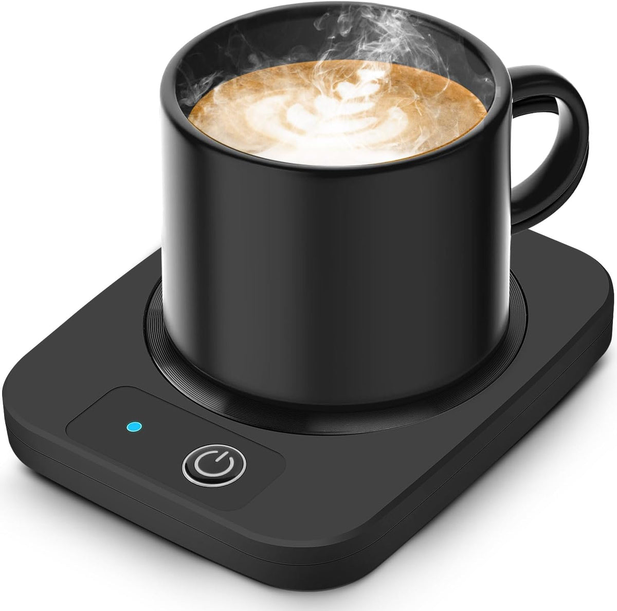 Coffee Mug Warmer, Smart Candle Warmer, Electric Cup Warmer with Aluminum Metal Panel for Office, Desk Accessories, Electric Beverage Warmer for Cocoa, Milk, Coffee Gifts