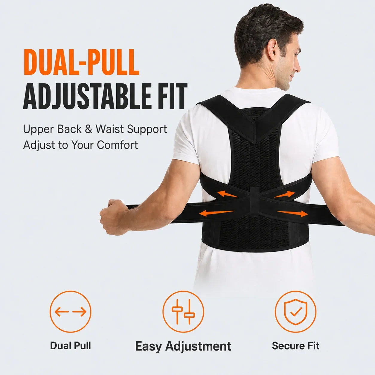 Adjustable Scoliosis Posture Corrector Corset Back Brace Lumbar Support Straight Corrector De Espalda Belt Corrector De Postura