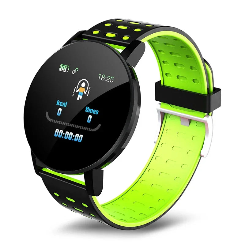 NEW 1.44Inch Bluetooth 4.0 Led Digital Waterproof Smart Watch Children'S Heart Rate Monitor Fitness Tracker Watch Boys and Girls