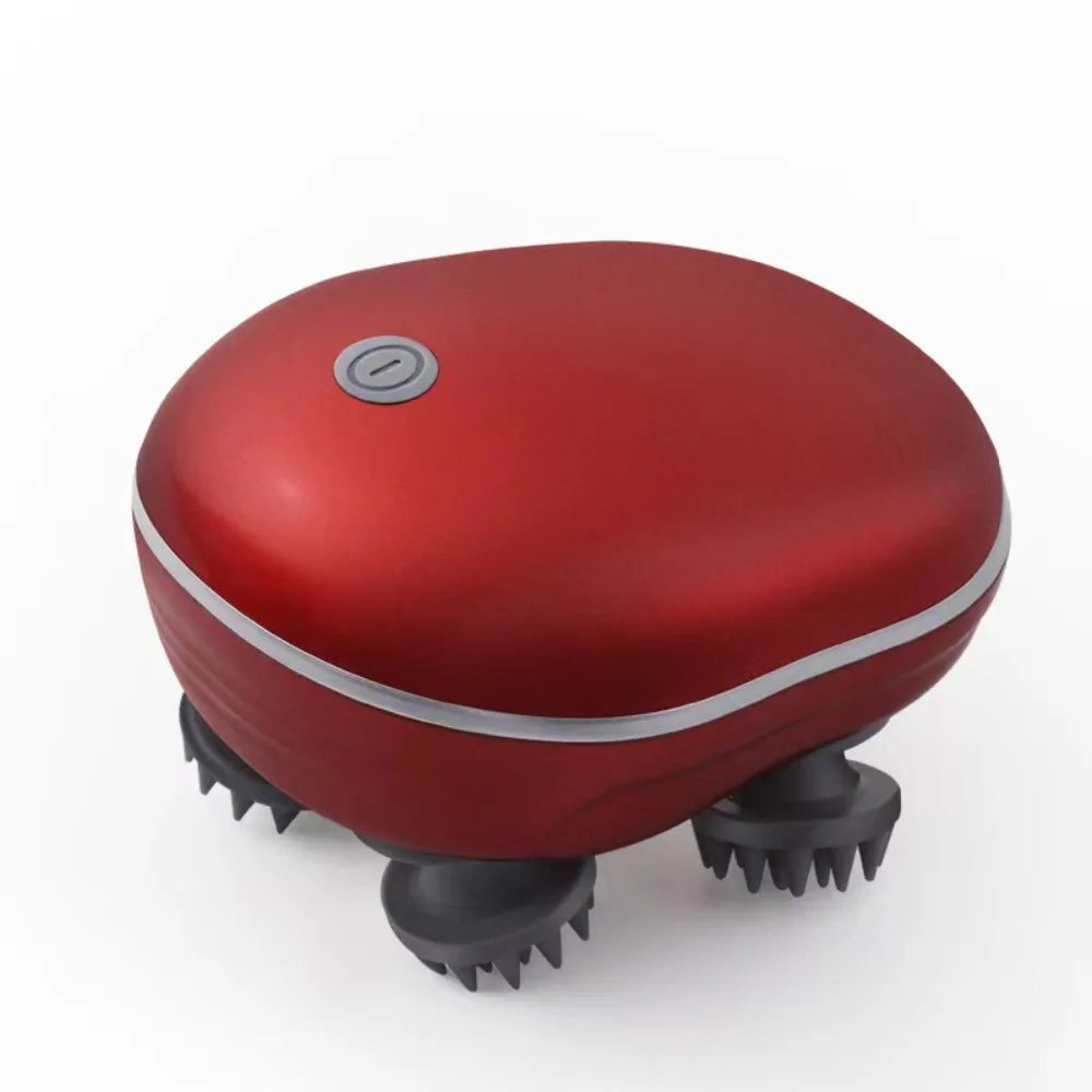 Portable Electric Head Massager Scalp Relax Kneading Scalp Massager Vibration Rechargeable Head Massage Machine Bathroom