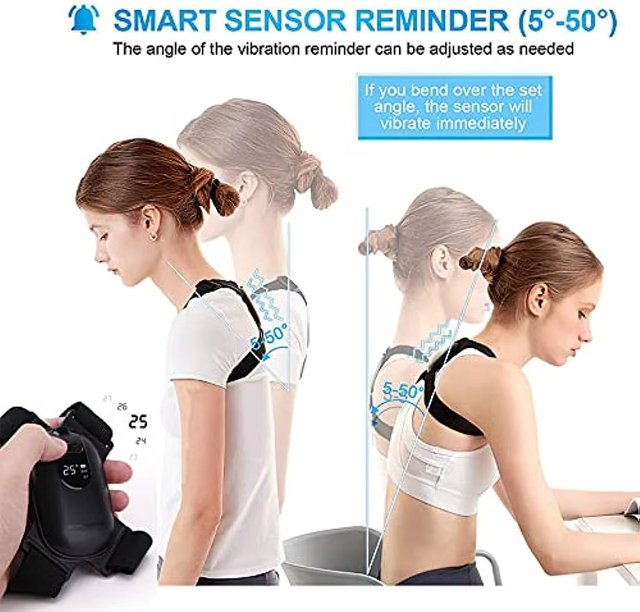 Intelligent Posture Belt Smart Upright Aid Reminder Correct Posture Wear Breathable Smart Posture Belt