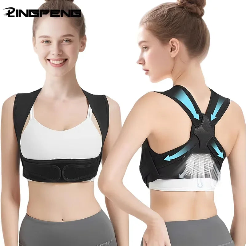 Posture Corrector for Back Support Adjustable Shoulder Posture Brace for Men and Women