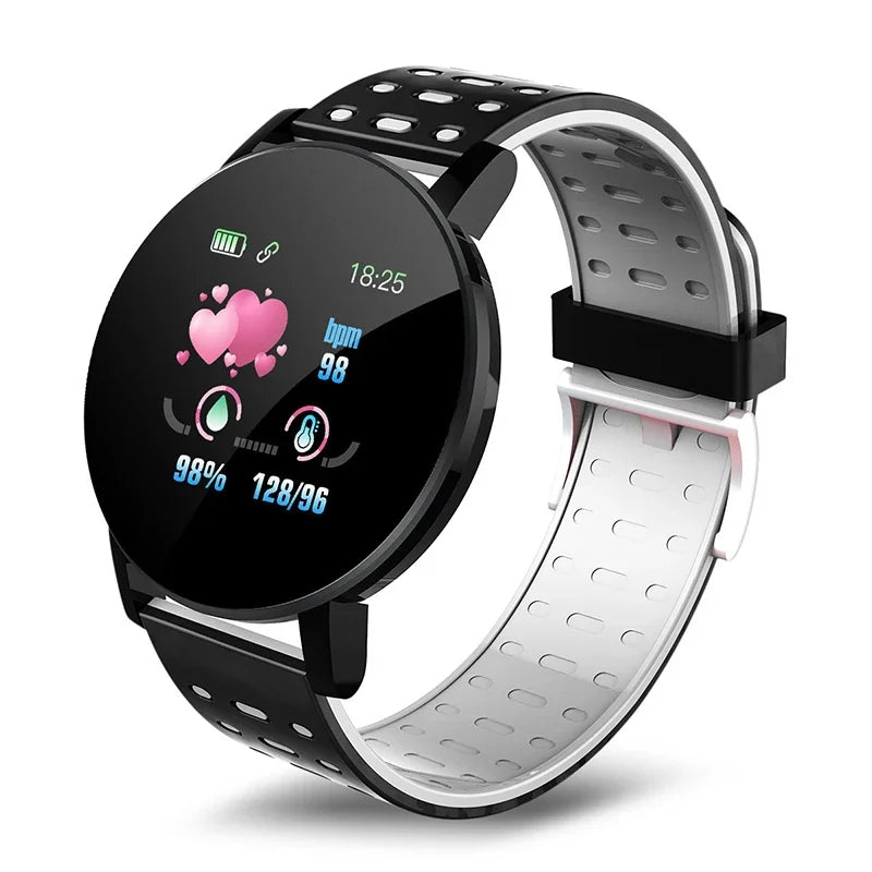 NEW 1.44Inch Bluetooth 4.0 Led Digital Waterproof Smart Watch Children'S Heart Rate Monitor Fitness Tracker Watch Boys and Girls
