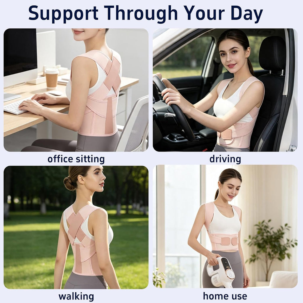 Posture Corrector for Women Men Back Shoulder Support Back Brace