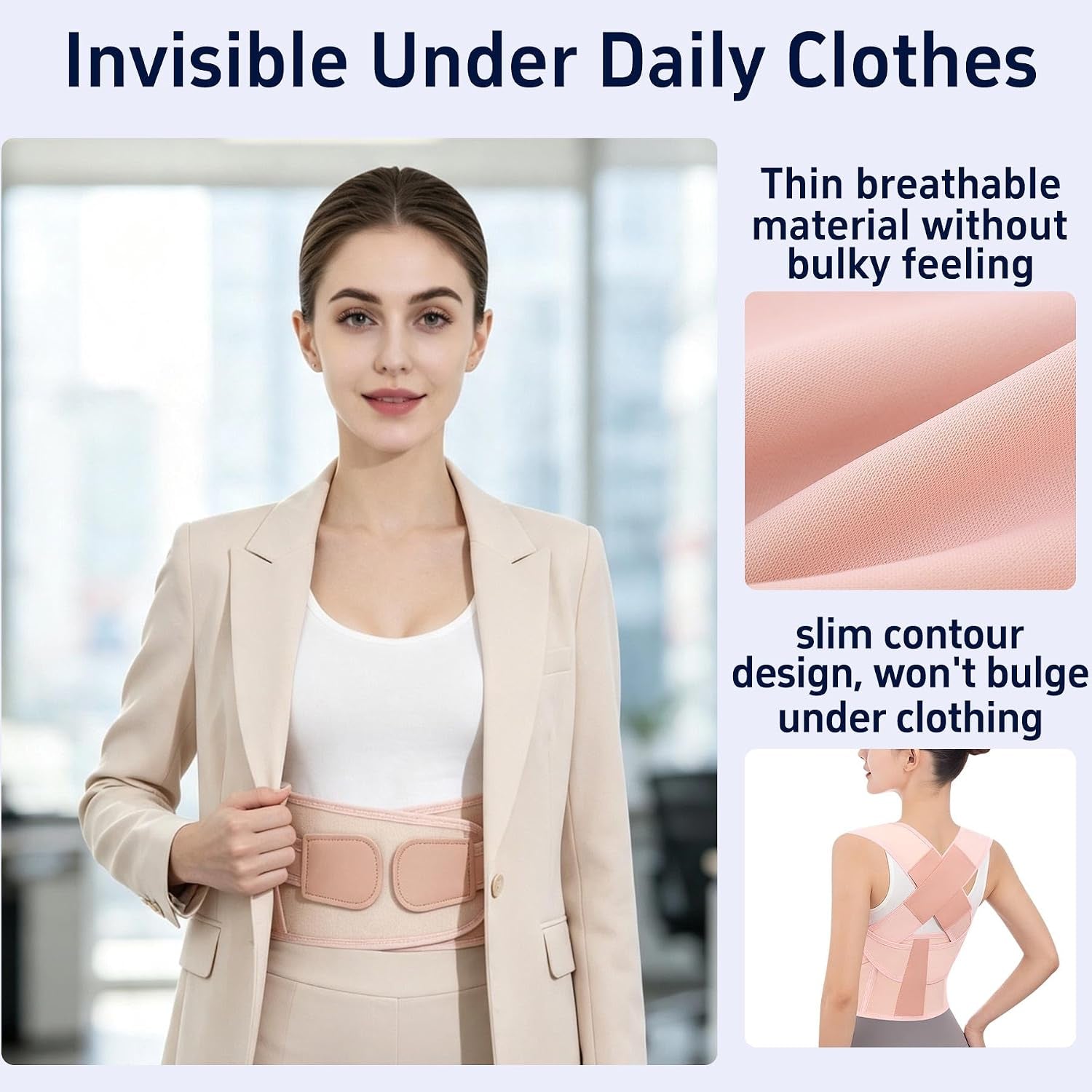 Posture Corrector for Women Men Back Shoulder Support Back Brace