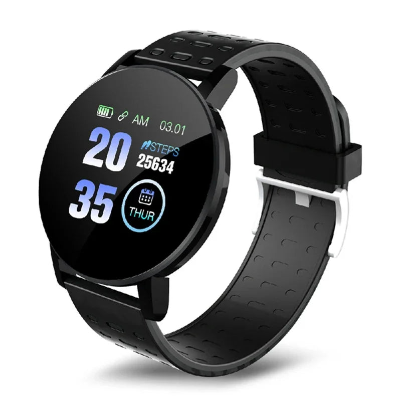 NEW 1.44Inch Bluetooth 4.0 Led Digital Waterproof Smart Watch Children'S Heart Rate Monitor Fitness Tracker Watch Boys and Girls