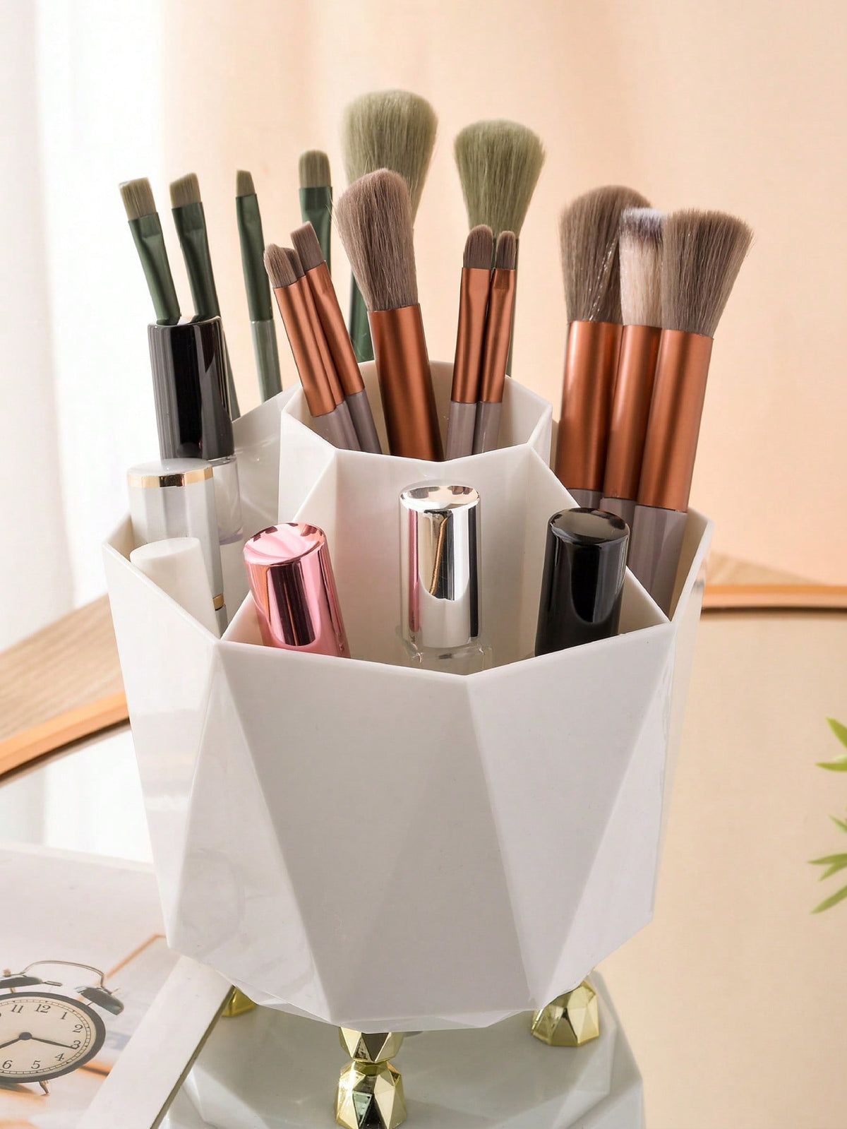 1Pc Rotatable Makeup Brush Storage Rack,Gifts for Women,Christmas Gifts,Gift Ideas for Women