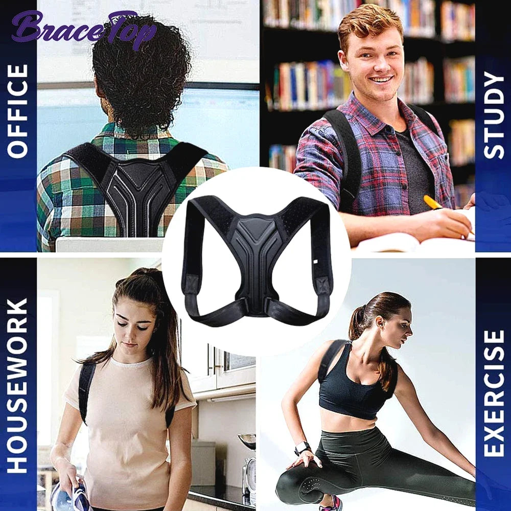Adult Back Posture Corrector Corset Clavicle Spine Posture Correction Neck Support Belt Pain Relief Traine Spine Posture Support