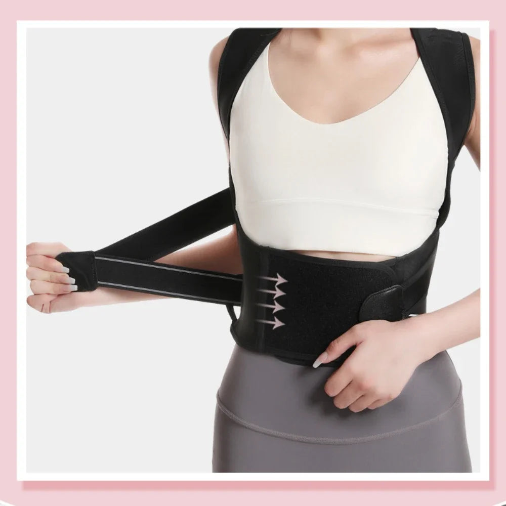 Posture Corrector for Women and Men, Adjustable Shoulder Posture Brace, Back Straightener Posture, Used for Middle Upper Spine