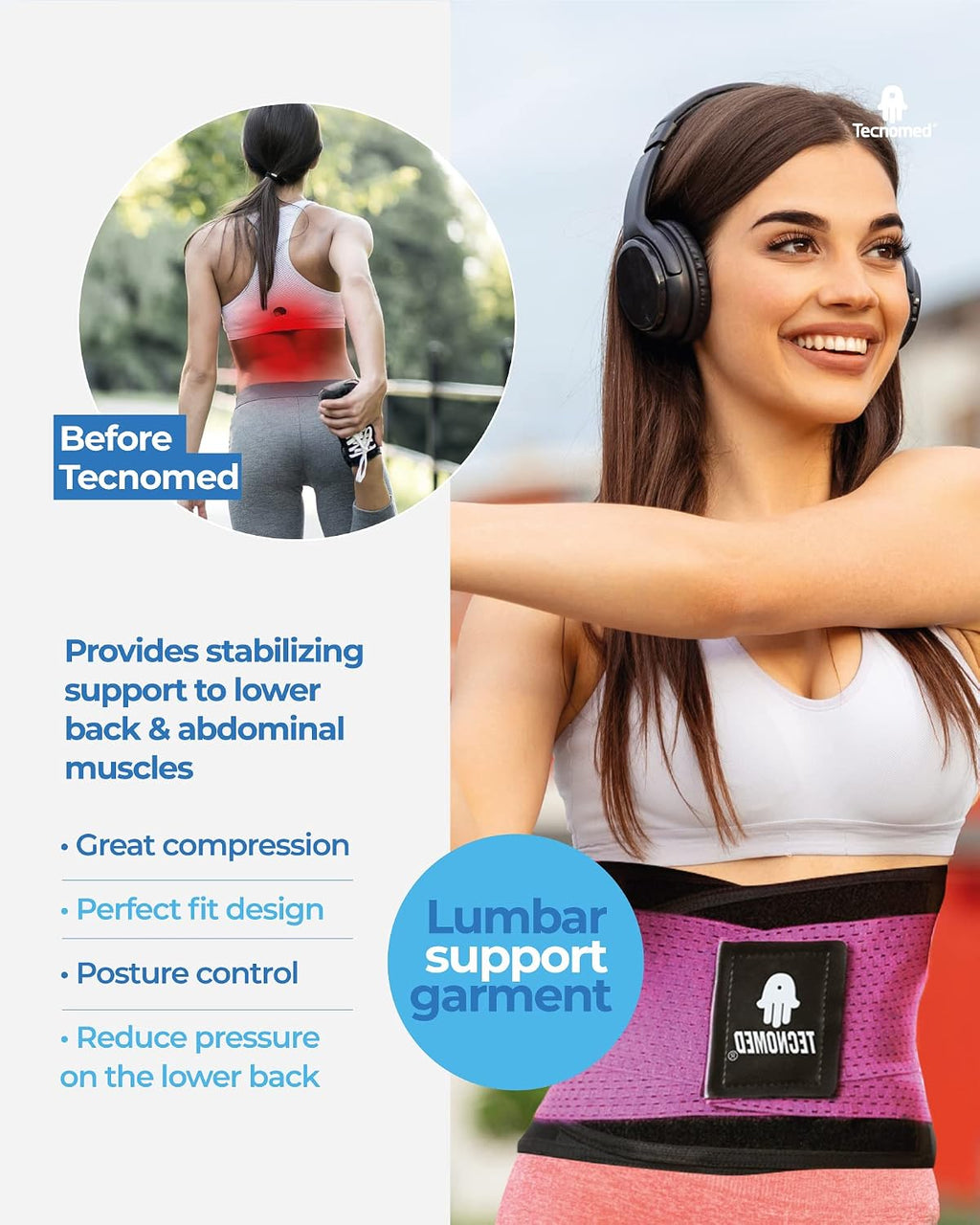 Back Brace for Men & Women - Immediate Relief from Back Pain, Herniated Disc, Sciatica, Scoliosis – Breathable Lower Back Belt for Weight Lifting - Workout - Posture Corrector