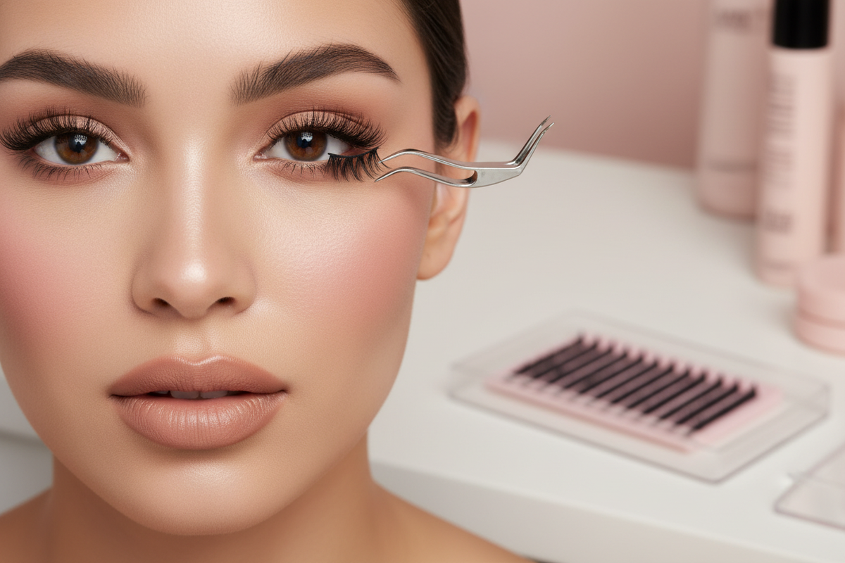 80D Cluster Eyelash Kit, D Curl, 200 pieces