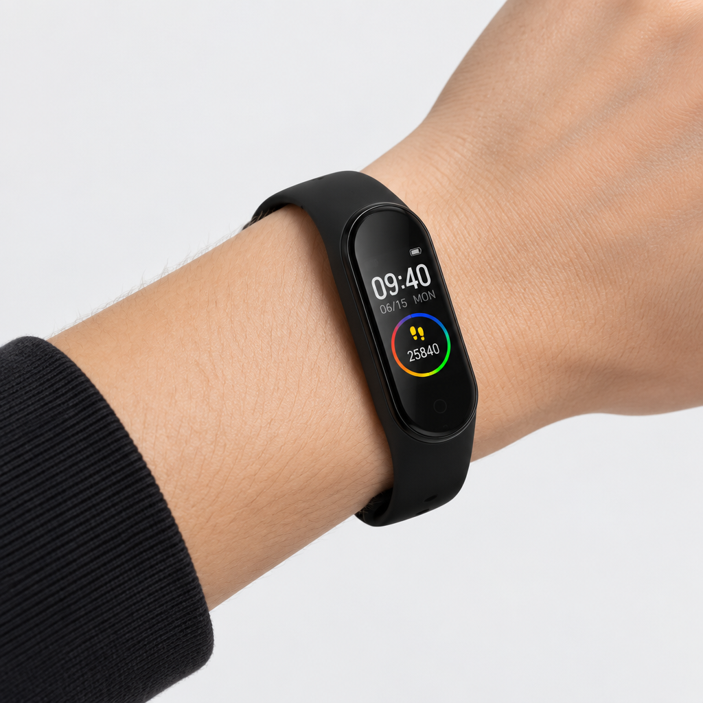 Smart Fitness Band, IP65 Water Resistant – Black