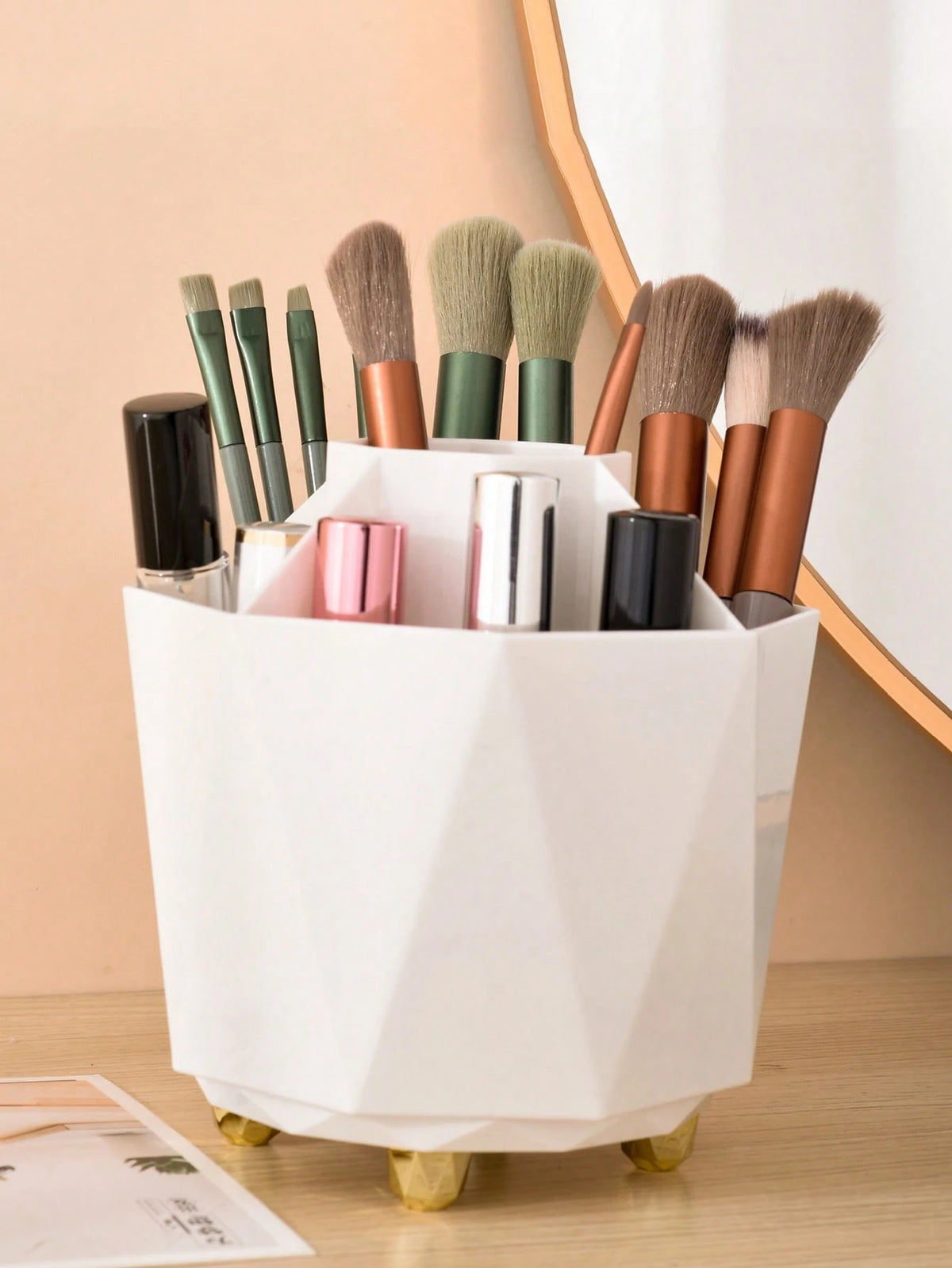 1Pc Rotatable Makeup Brush Storage Rack,Gifts for Women,Christmas Gifts,Gift Ideas for Women