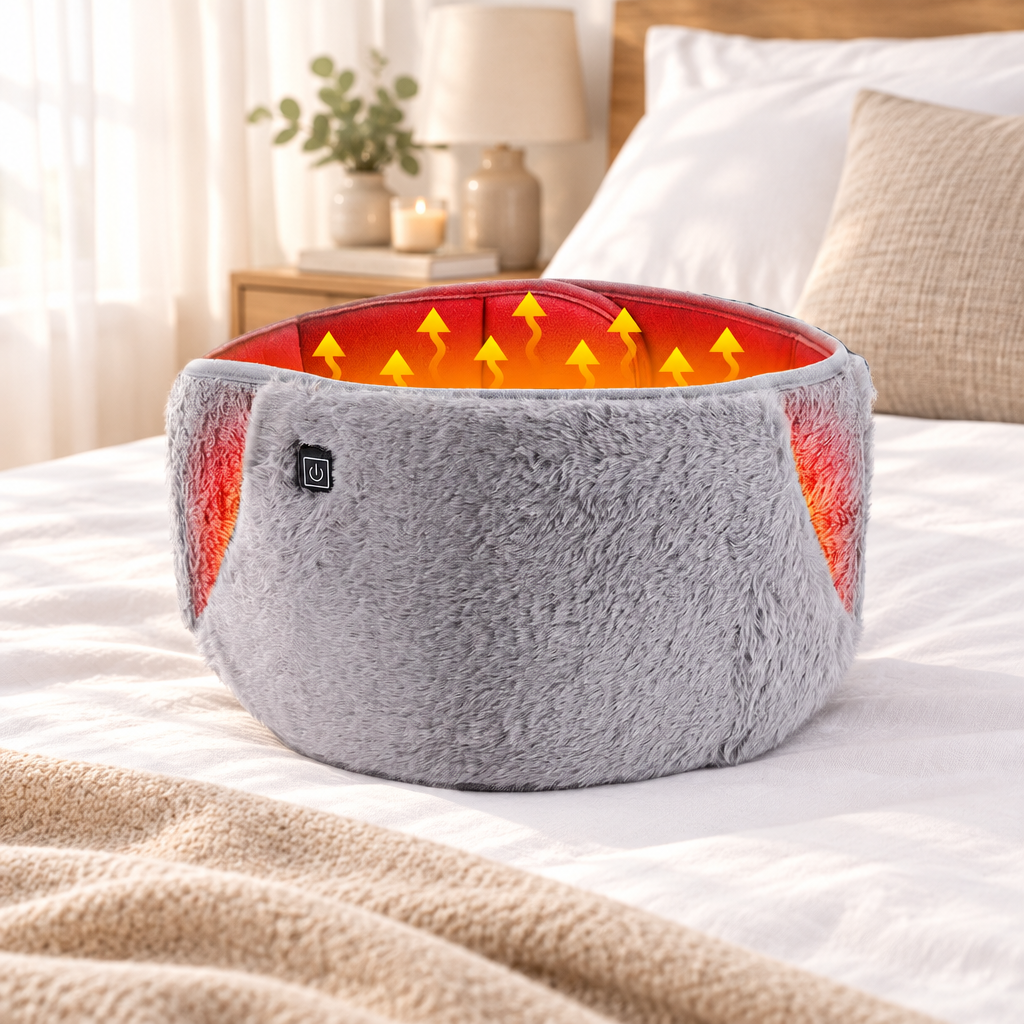 USB Heated Belt for Belly and Lower Back — 3 Heat Levels