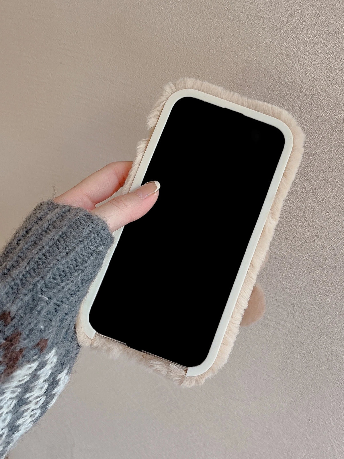 Plush Phone Case with Lanyard
