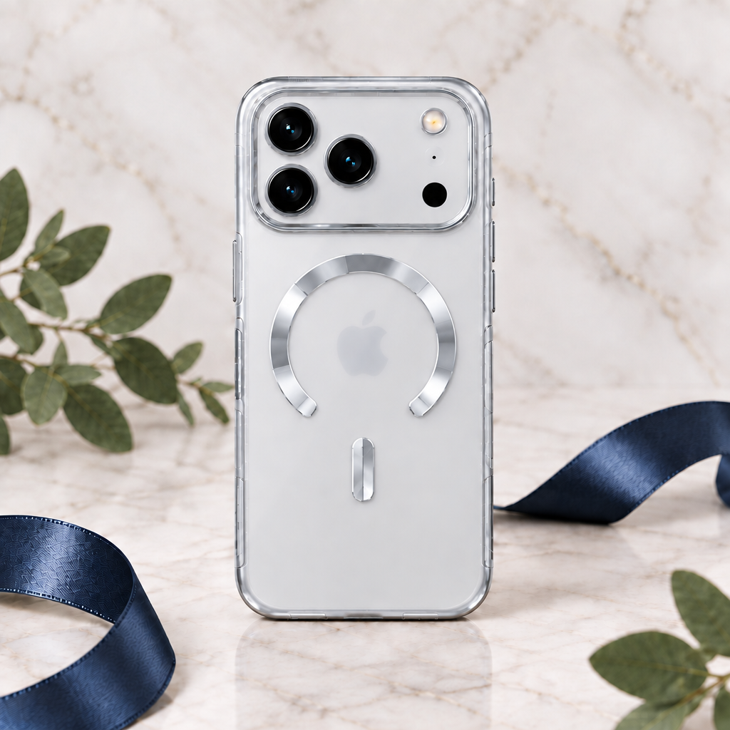 Coque iPhone mate translucide compatible MagSafe