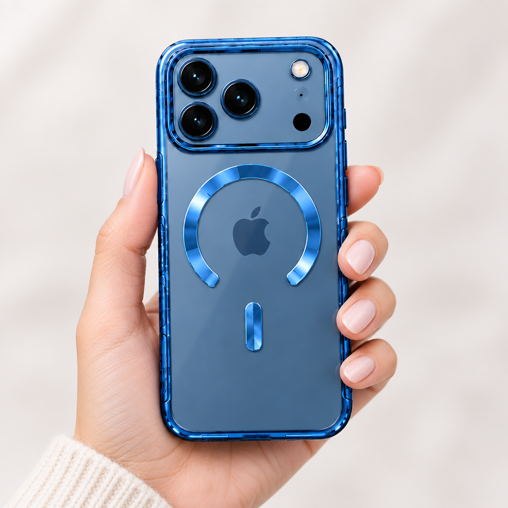 Coque iPhone mate translucide compatible MagSafe