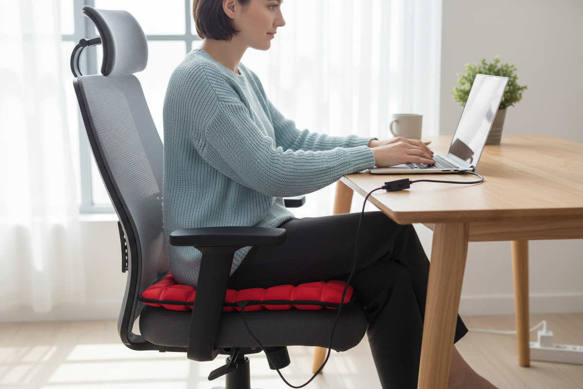 5V USB heating pad for car, home, and office