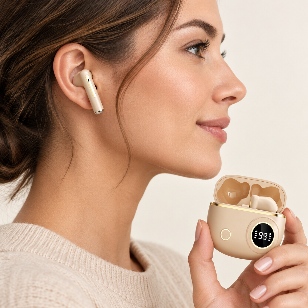 TWS Bluetooth 5.3 Wireless Earbuds with LED Display