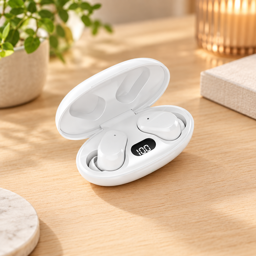 T12 Bluetooth 5.0 Wireless Earbuds with 300 mAh Charging Case