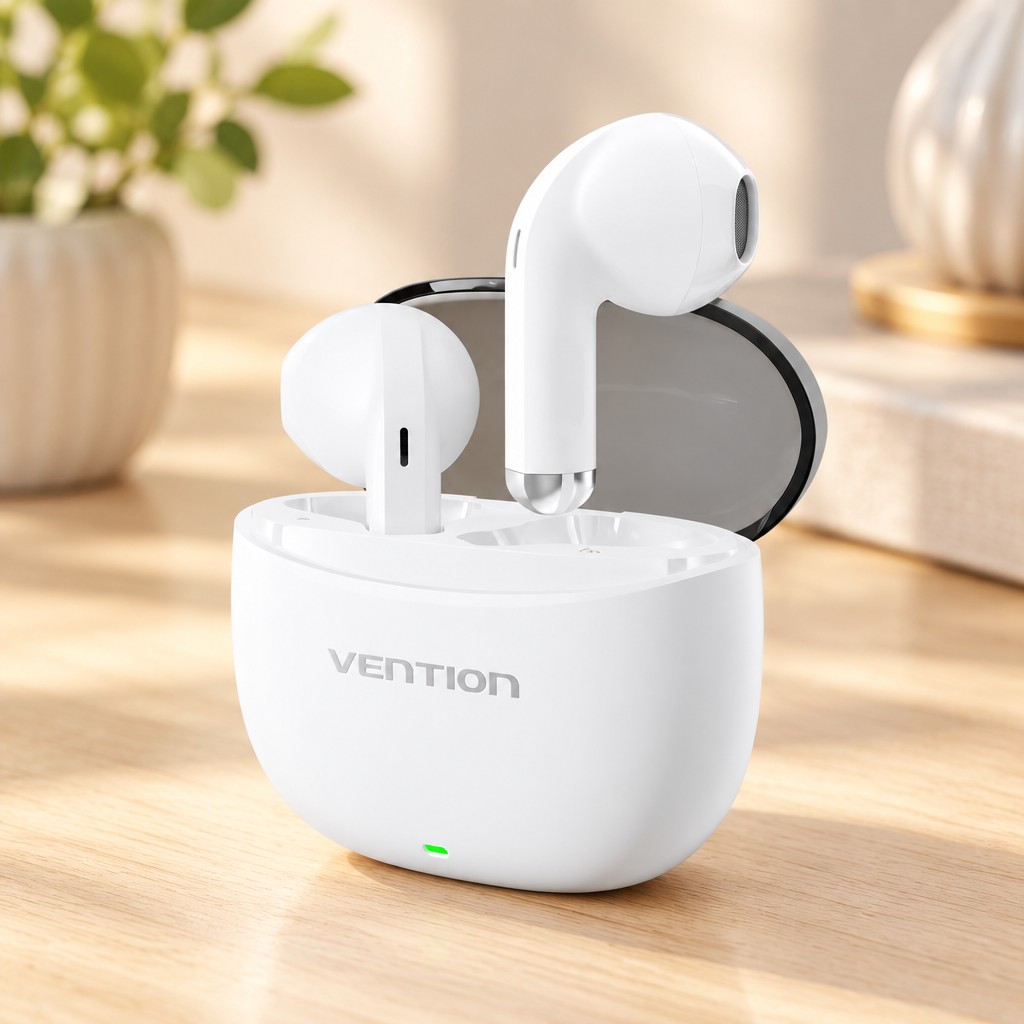 Vention Elf E07 Bluetooth 5.3 Wireless Earbuds with ENC Noise Reduction