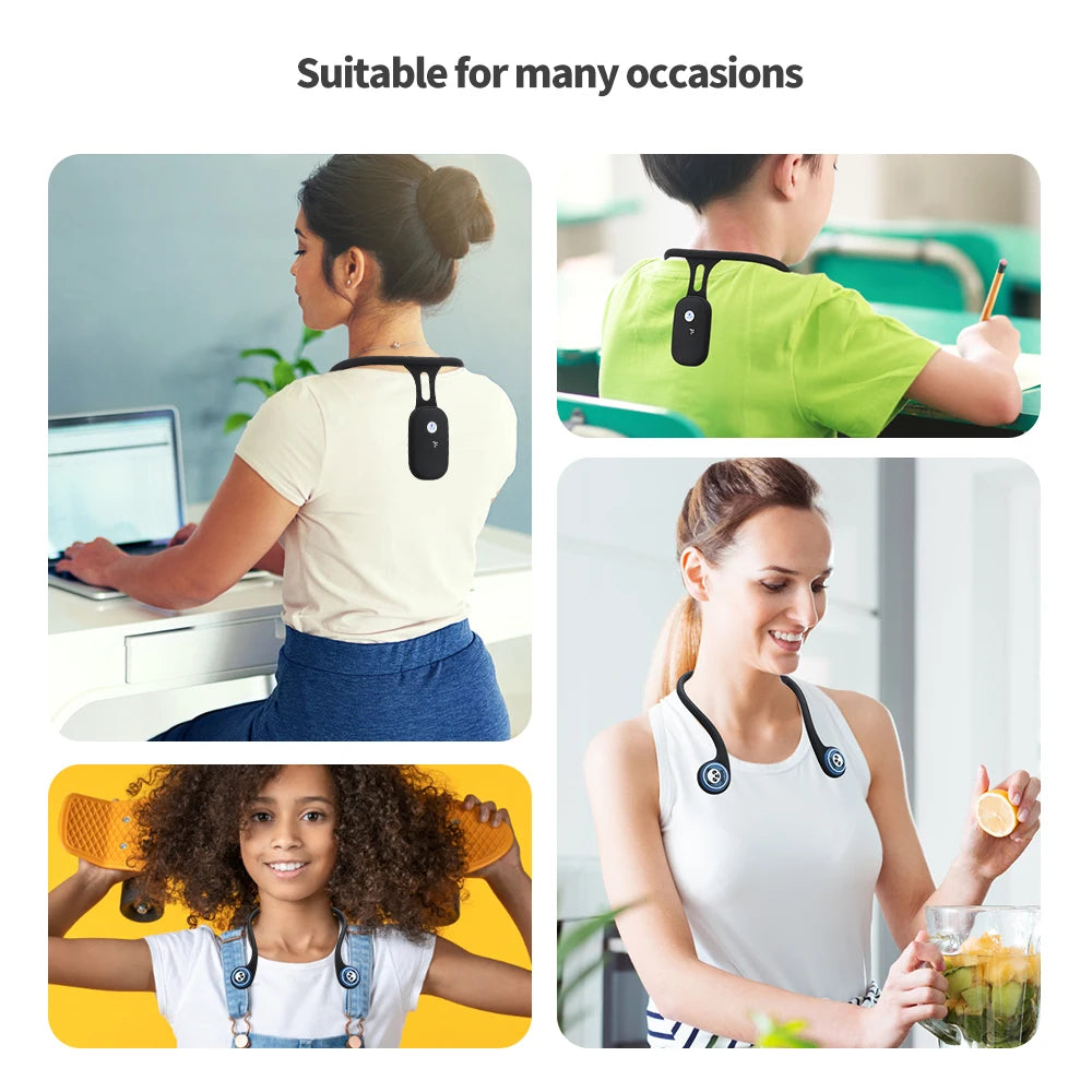 Smart Posture Corrector Realtime Intelligent Voice Reminder Monitoring Posture Training Back Posture Correct for Adult Child