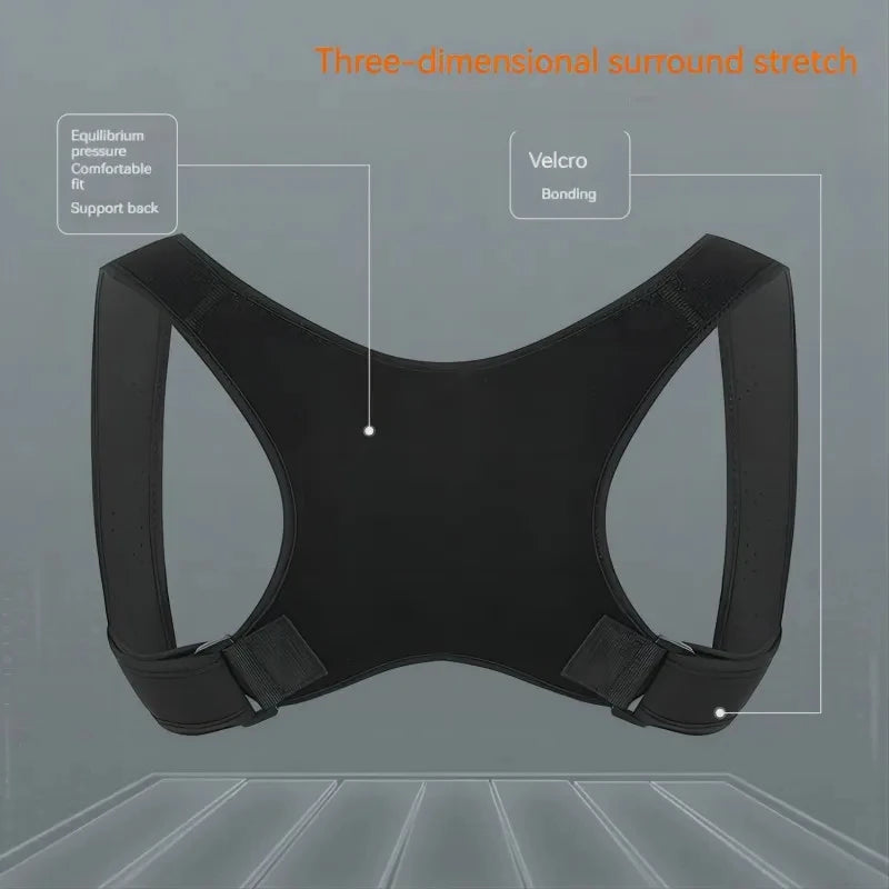 Standing and Sitting Posture Support Belt Sturdy Posture Back Belt, Enhancing Better Posture