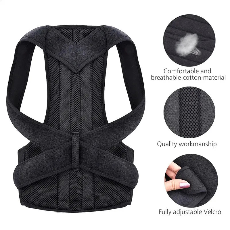 Adjustable Scoliosis Posture Corrector Corset Back Brace Lumbar Support Straight Corrector De Espalda Belt Corrector De Postura 260309