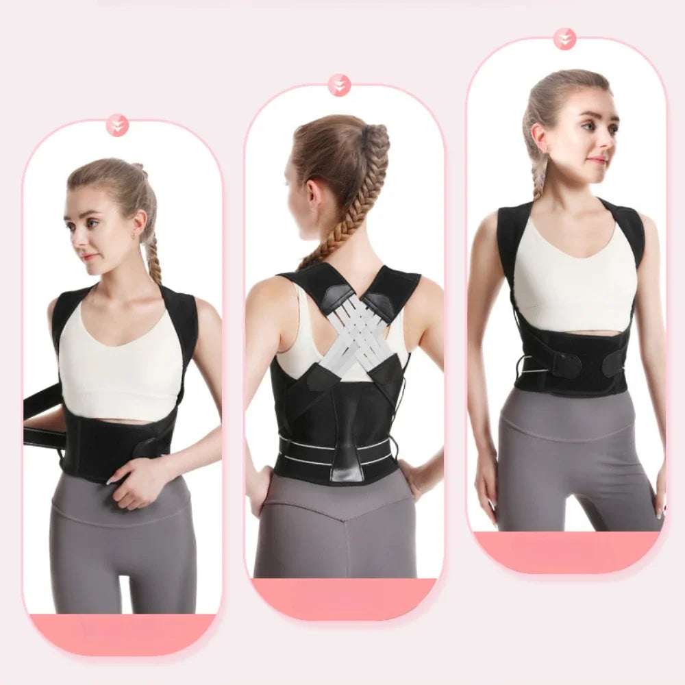 Posture Corrector for Women and Men, Adjustable Shoulder Posture Brace, Back Straightener Posture, Used for Middle Upper Spine