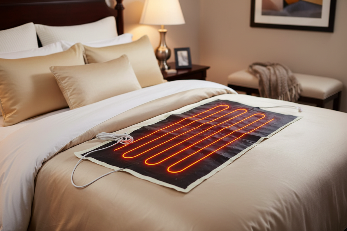 12 V foldable heating film, 30 × 60 cm