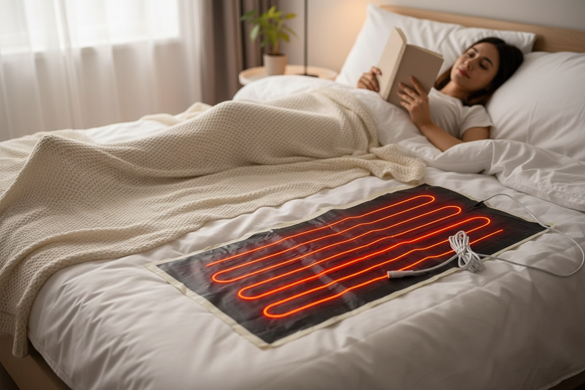 12 V foldable heating film, 30 × 60 cm