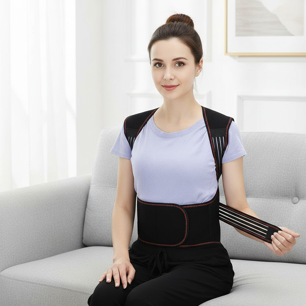 Self-Heating Magnetic Therapeutic Vest – 108 Nano-Infrared Magnets for Back & Shoulders