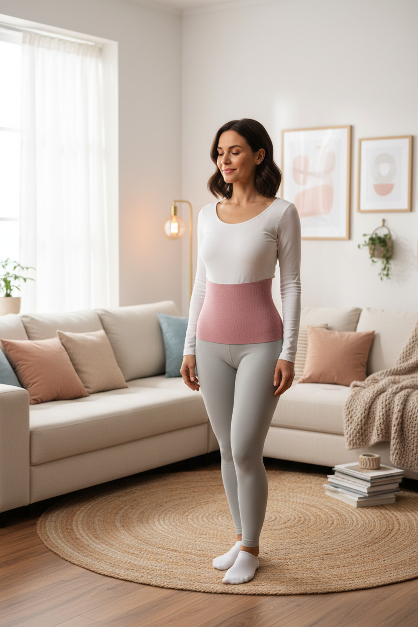 Self-Heating Lumbar Belt – Natural Heat & Back Support