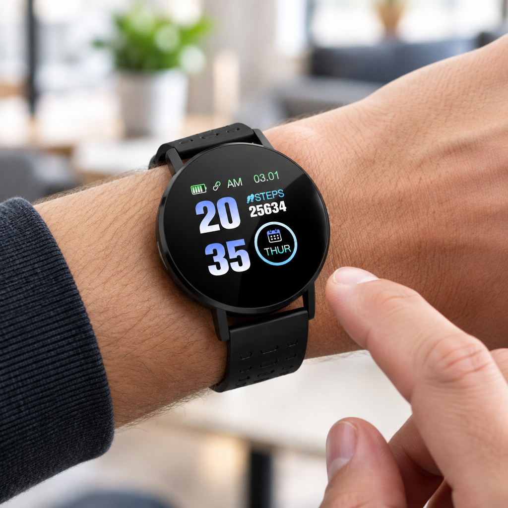 Smartwatch for Men and Women, 1.44" Color Screen and Activity Tracking