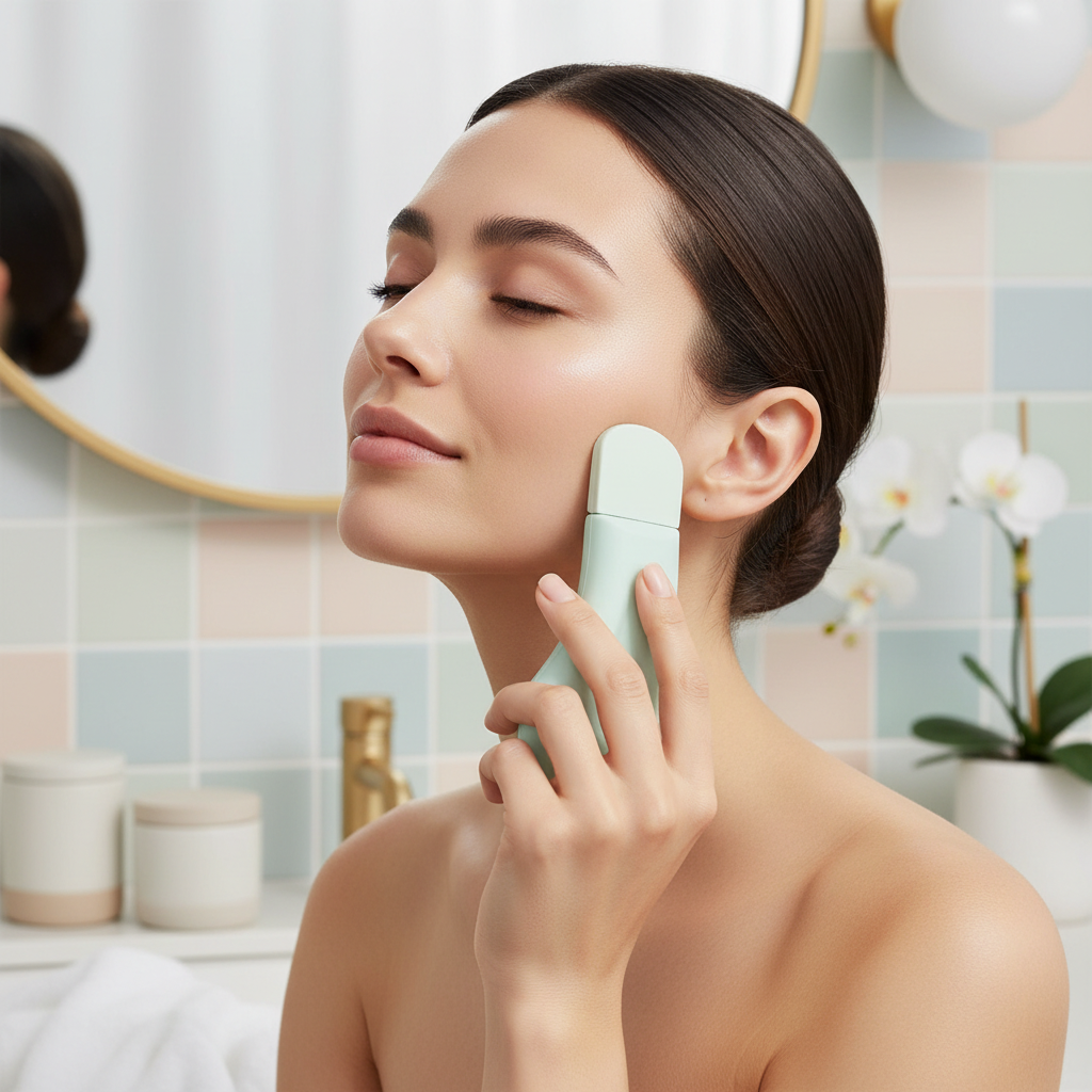 Stainless steel blackhead facial tool