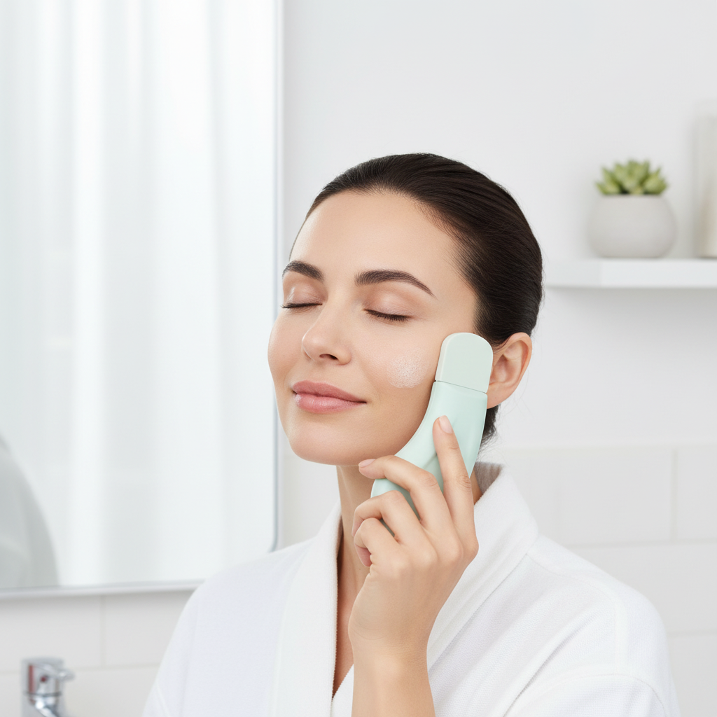 Stainless steel blackhead facial tool