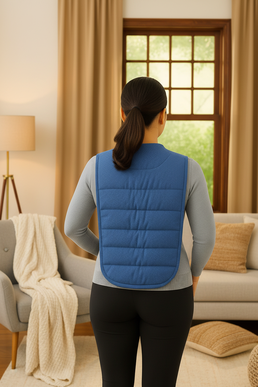 Microwavable Back Heating Wrap – Back, Shoulder & Lumbar Relief
