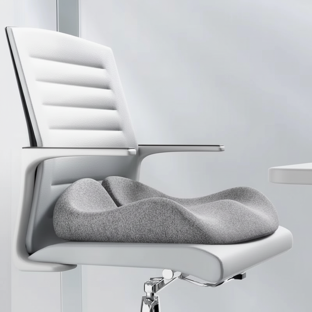 Ergonomic Anatomical Cushion – Memory Foam – Sciatica, Tailbone & Lumbar