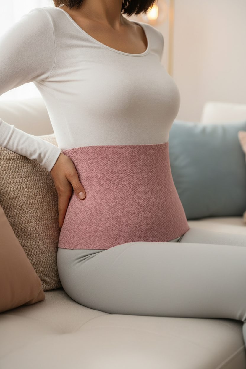 Self-Heating Lumbar Belt – Natural Heat & Back Support