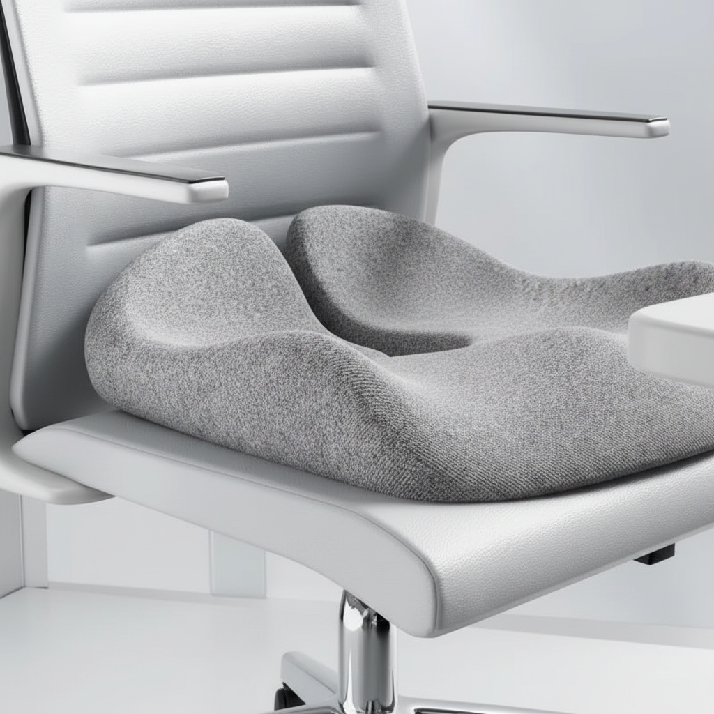 Ergonomic Anatomical Cushion – Memory Foam – Sciatica, Tailbone & Lumbar