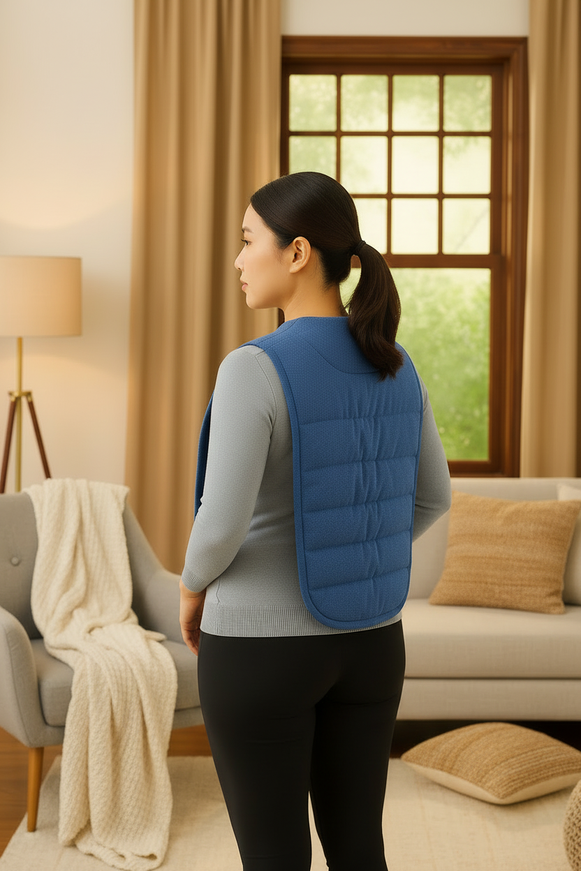 Microwavable Back Heating Wrap – Back, Shoulder & Lumbar Relief