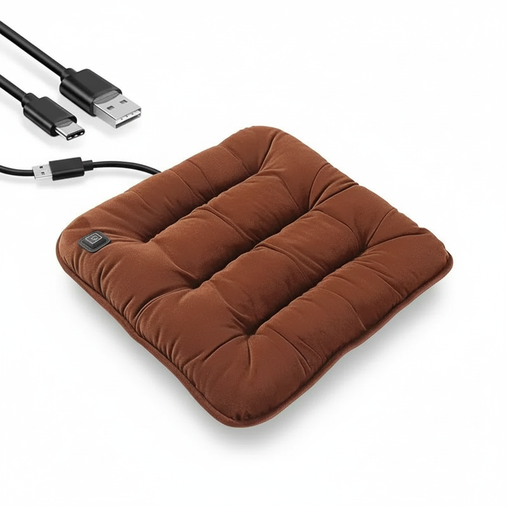 12V USB heating pad for car, home and office