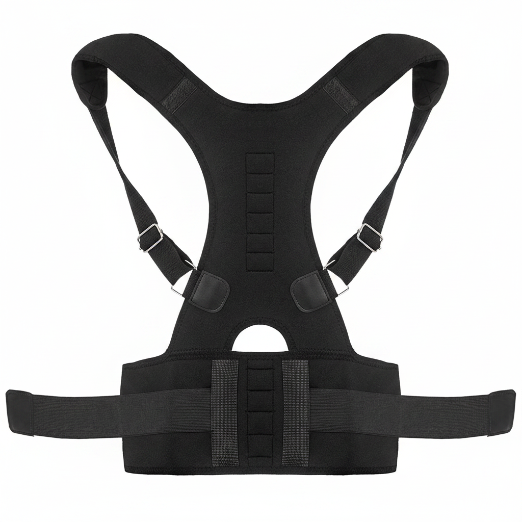 Unisex Magnetic Posture Corrector – Shoulder, Clavicle & Lumbar Support