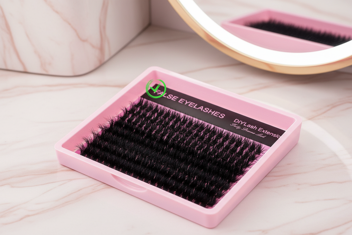 100D DIY False Eyelash Extension Kit, D Curl, 8–16 mm