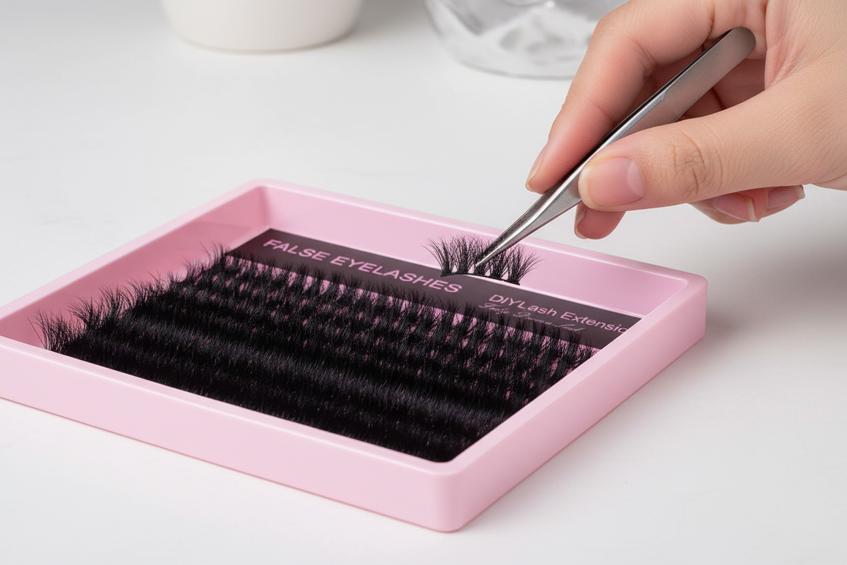 100D DIY False Eyelash Extension Kit, D Curl, 8–16 mm