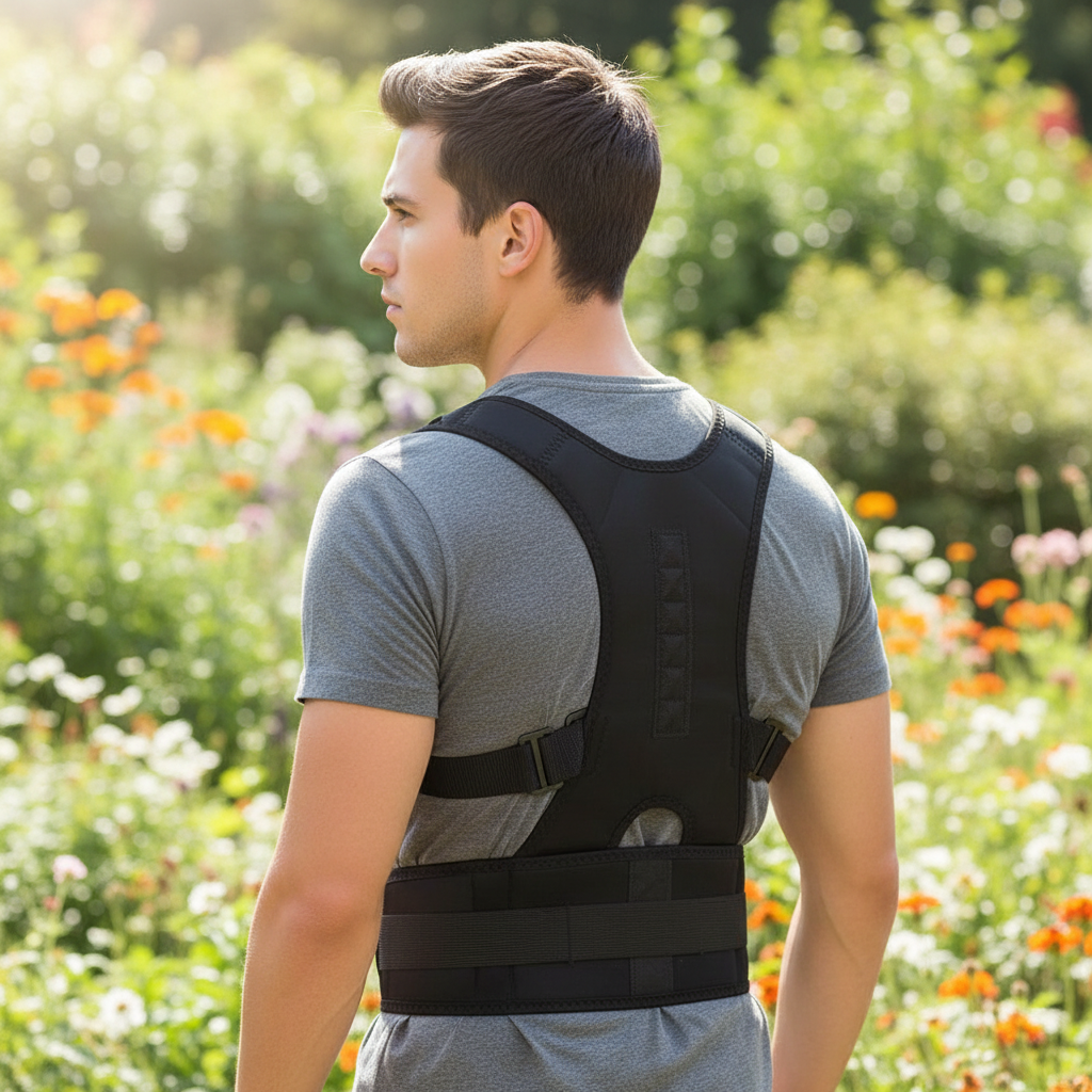 Magnetic Posture Corrector – Unisex Shoulder Support Corset and Belt